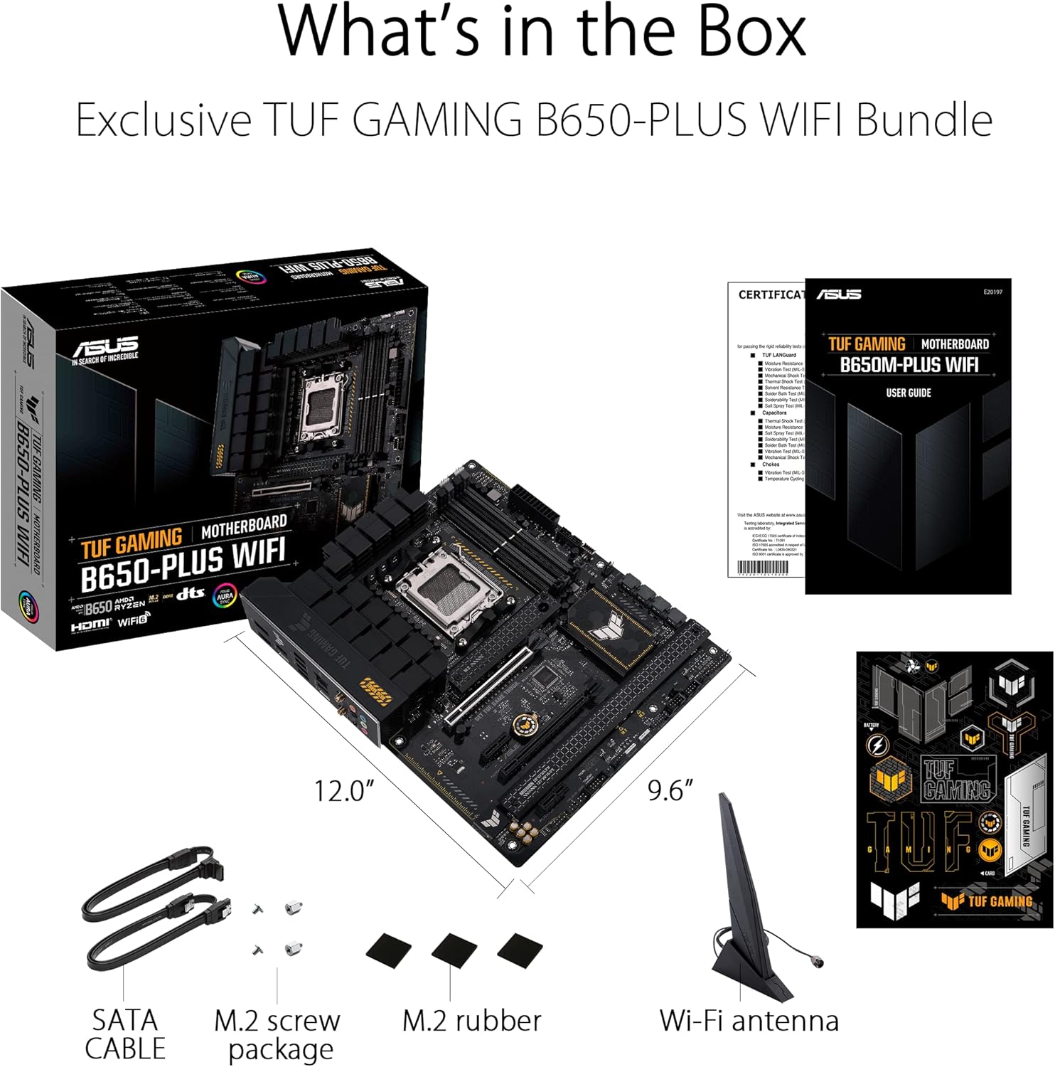 Asus Motherboard TUF GAMING B650-PLUS WIFI DDR5 Asus Motherboard TUF GAMING B650-PLUS WIFI DDR5